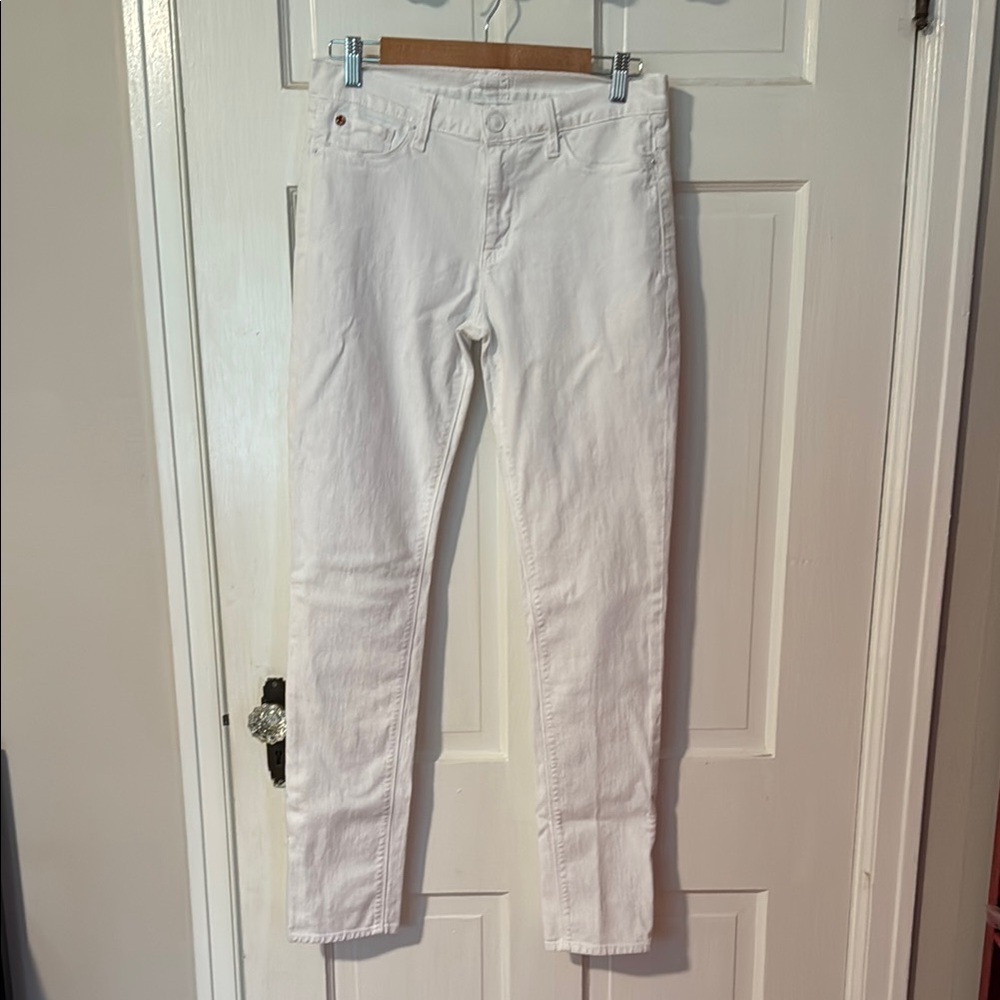 Hudson Women's White Skinny Jeans Size 28